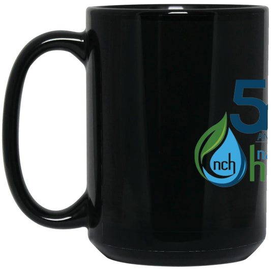 NCH 50th Anniversary 15oz Black Mug