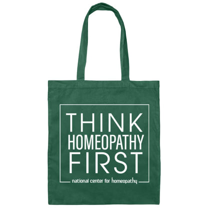Think Homeopathy First Canvas Tote Bag - Multiple Colors