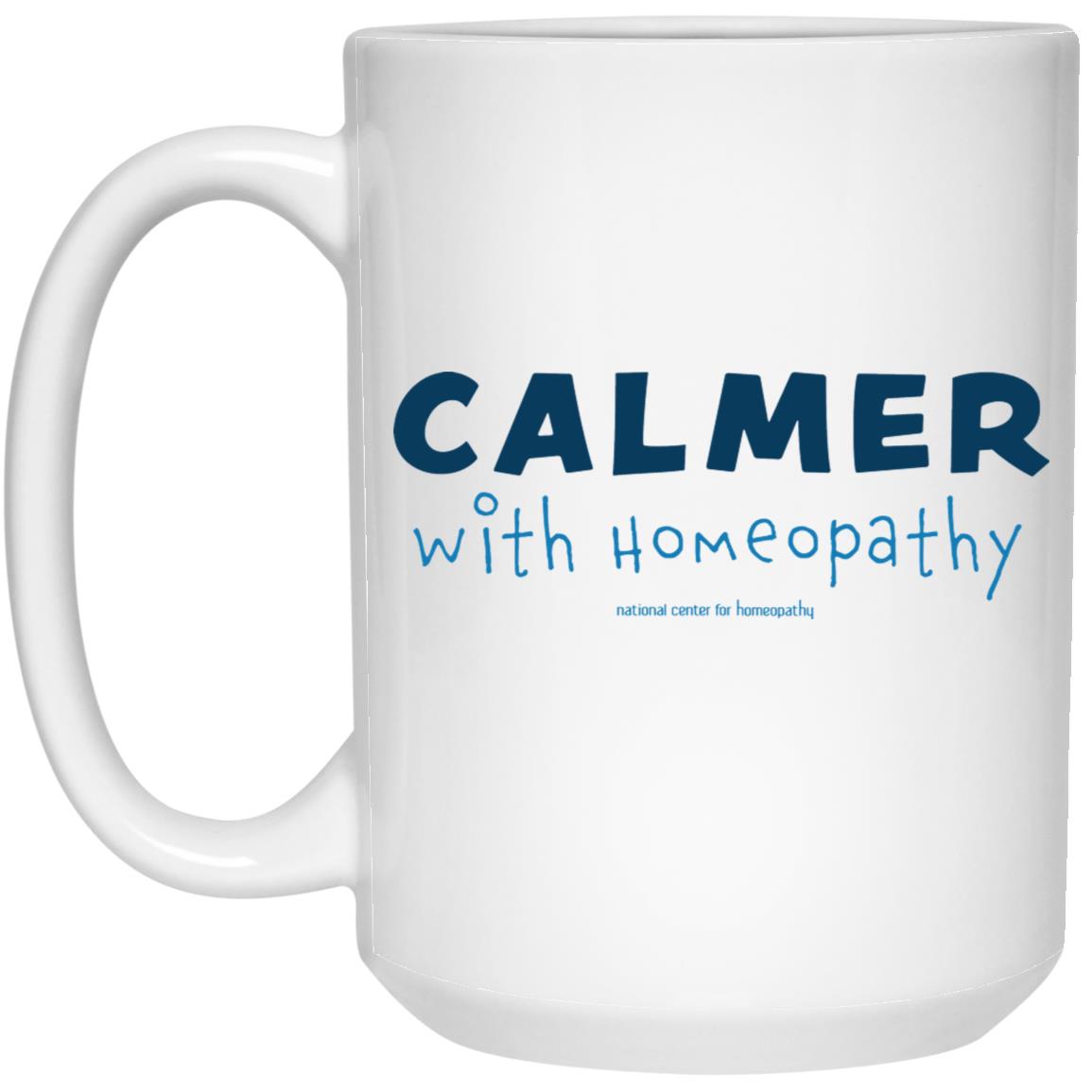 Calmer with Homeopathy 15oz White Mug