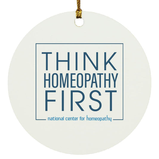 Think Homeopathy First Circle Ornament