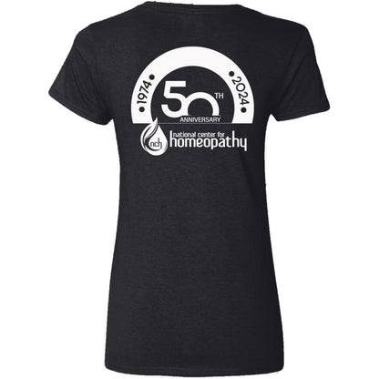 JAHC 50th Anniversary Women's V-Neck T-Shirt - Dual-Sided Design