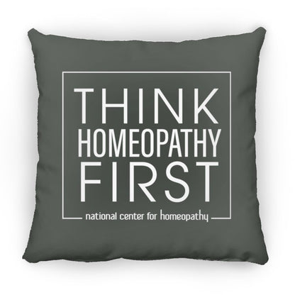 Think Homeopathy First Large Square Pillow - Multiple Colors